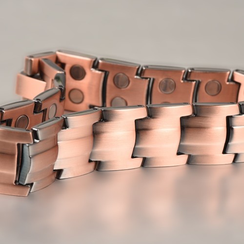Wollet Jewelry Magnetic Copper Bracelets for Men Women Healing Health Energy Anti Arthritis Pain Relief All Magnets or  5 in 1