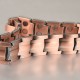 Wollet Jewelry Magnetic Copper Bracelets for Men Women Healing Health Energy Anti Arthritis Pain Relief All Magnets or  5 in 1
