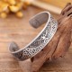Skyrim Ankle Bracelet  Life Tree Engraved Jewelry Viking Cuff Bangle Silver Plated Magnetic Bracelets Bangles For Man Women Gift