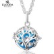 Eudora Lovely Heart Tree of Life Harmony Bola Pendant Necklace fit 20 mmColorful Chime Ball bell Family tree Openwork Pendants 