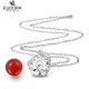 Eudora Lovely Heart Tree of Life Harmony Bola Pendant Necklace fit 20 mmColorful Chime Ball bell Family tree Openwork Pendants 